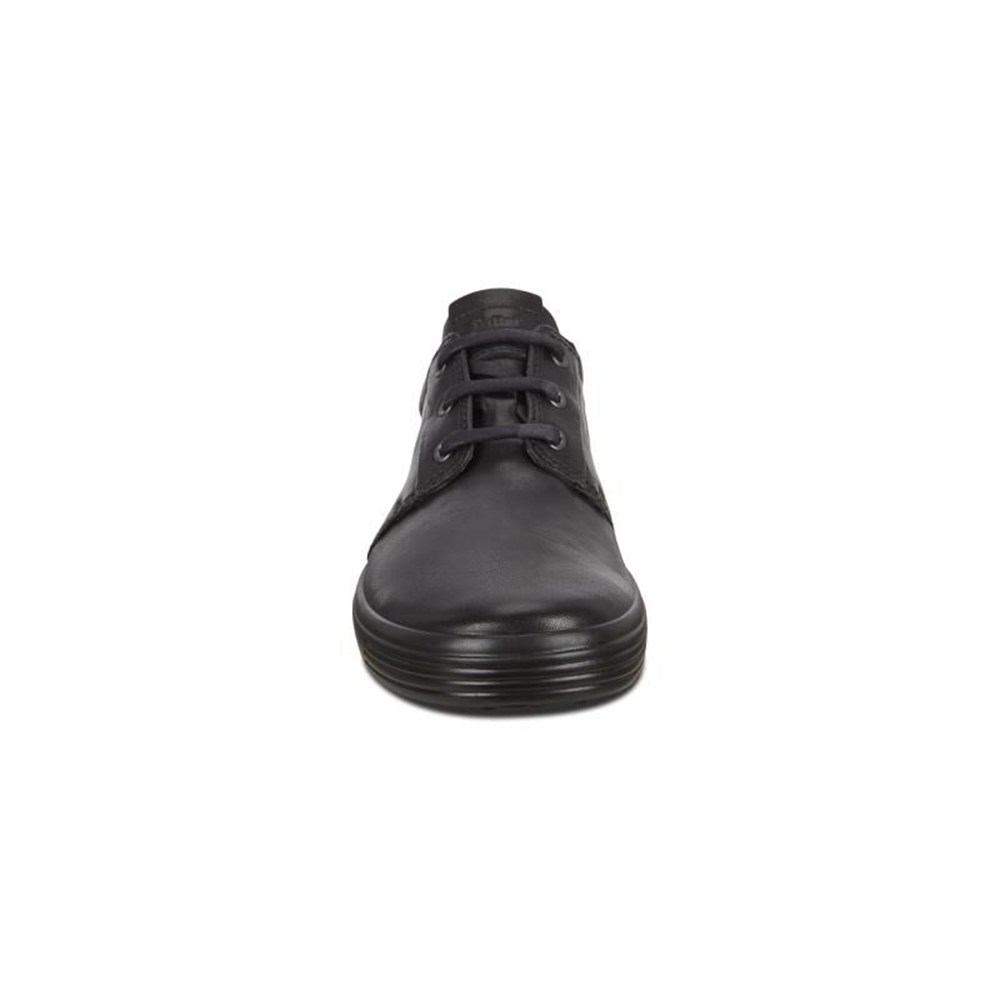 Zapatos Derby Hombre - ECCO Soft 7S - Negros - BZL234081